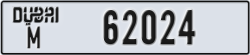 dubai - code - M - number -62024