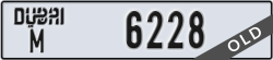 dubai - code - M - number -6228