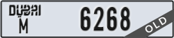 dubai - code - M - number -6268