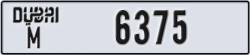 dubai - code - M - number -6375