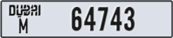 dubai - code - M - number -64664