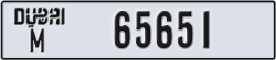 dubai - code - M - number -65651