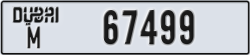 dubai - code - M - number -67499