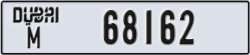 dubai - code - M - number -68162