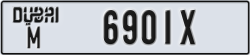 dubai - code - M - number -6901X