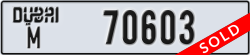 dubai - code - M - number -70603