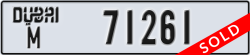 dubai - code - M - number -71261