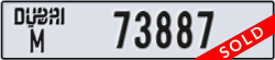dubai - code - M - number -73887