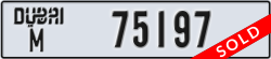 dubai - code - M - number -75197