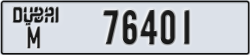 dubai - code - M - number -76401