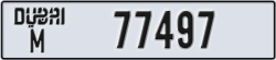 dubai - code - M - number -77497