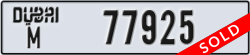 dubai - code - M - number -77925