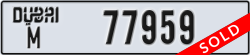 dubai - code - M - number -77959