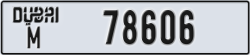 dubai - code - M - number -78606