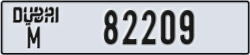 dubai - code - M - number -82209