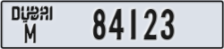 dubai - code - M - number -84123