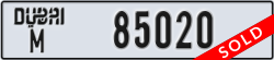 dubai - code - M - number -85020