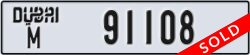 dubai - code - M - number -91108