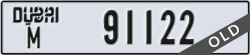 dubai - code - M - number -91122