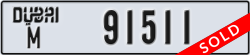 dubai - code - M - number -91511
