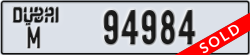 dubai - code - M - number -94984