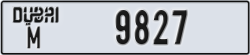 dubai - code - M - number -9827