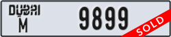 dubai - code - M - number -9899
