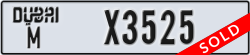 dubai - code - M - number -X3525