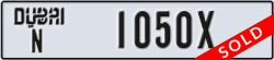 dubai - code - N - number -1050X
