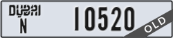 dubai - code - N - number -10520
