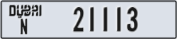 dubai - code - N - number -21113