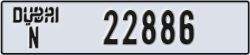 dubai - code - N - number -22807