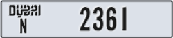 dubai - code - N - number -2282