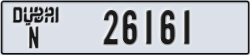 dubai - code - N - number -26161