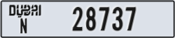 dubai - code - N - number -28737