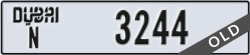 dubai - code - N - number -3244
