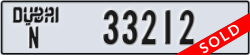 dubai - code - N - number -33212
