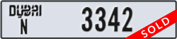 dubai - code - N - number -3342
