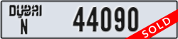 dubai - code - N - number -44090