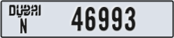 dubai - code - N - number -46993