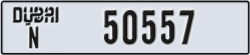 dubai - code - N - number -50478