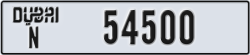 dubai - code - N - number -54500