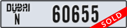 dubai - code - N - number -60655