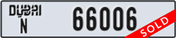 dubai - code - N - number -66006