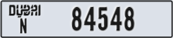 dubai - code - N - number -84548
