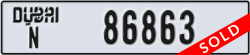 dubai - code - N - number -86863