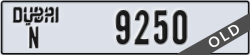 dubai - code - N - number -9250