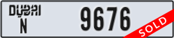 dubai - code - N - number -9676