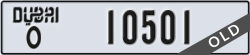 dubai - code - O - number -10501