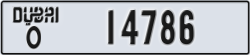 dubai - code - O - number -14786
